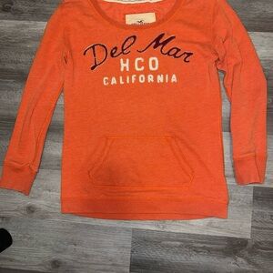 VINTAGE Y2K Hollister California Orange Sweatshirt